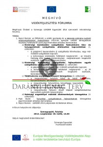 Meghívó mikrotérségire Sapáti 2013.09.30